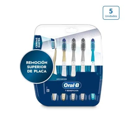 Cepillo Oral B Pro 7 Beneficios x 5 unds