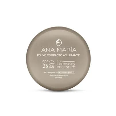 Polvo Facial Compacto Aclarante Ana María SPF 25 Tono Natural x 15g