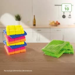 Set x 10 paños de limpieza en microfibra-0