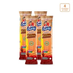 4 Spaghetti DORIA Sabor Ranchero x 250g c/u-0