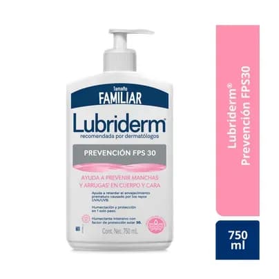 Crema Corporal Lubriderm® Prevención UV30 x 750ml