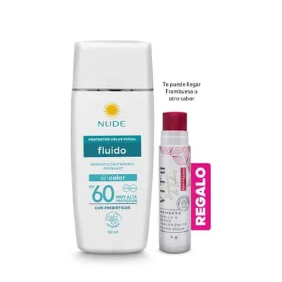 Protector Solar Facial Nude Fluído SPF60+  x 50ml