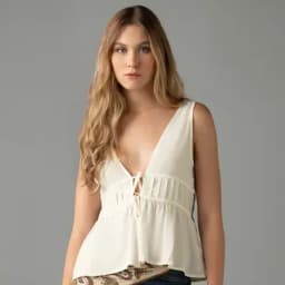 Tennis Camisa manga sisa blanco S-0