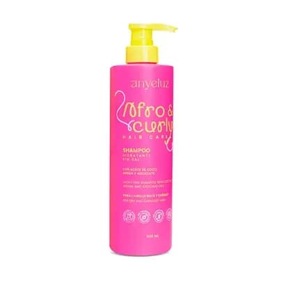 Shampoo Anyeluz Hidratante Afro&Curly x 600ml