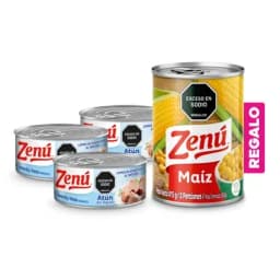 Lomos de atún Zenú en agua x 3 unds x 80g c/u-0
