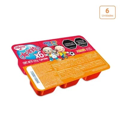 Alpinito surtido x 6 unds x 45g c/u 