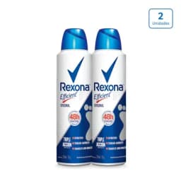 Aerosol Para Pies Rexona Efficient x 2 unds x 210ml c/u-0
