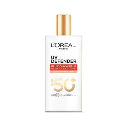 Protector Solar Uv Defender Fluido Tono Claro x 40g