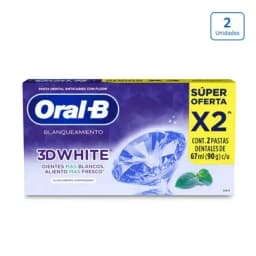Crema Oral B 3D White x 2 unds x 67ml c/u-0