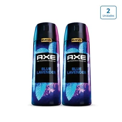 Fragancia Axe Blue Lavander x 2 unds x 150ml c/u