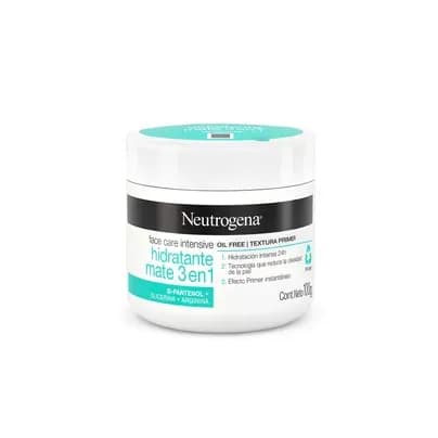 Crema Facial hidratante Neutrogena Matte 3 en 1 x 100g