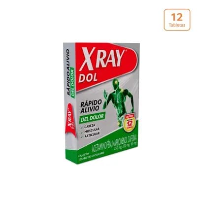 X Ray Dol x 12 Tabletas