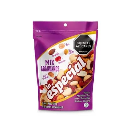 La Especial Mezcla de Maní con Arándanos x 180g
