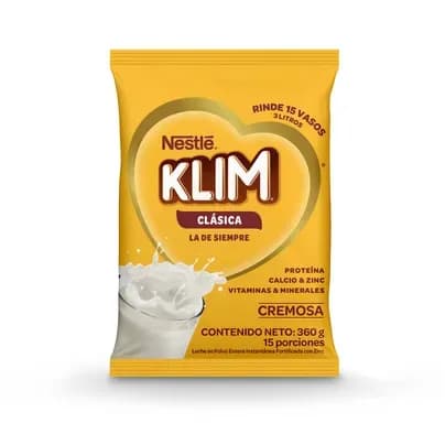 Leche en polvo KLIM Clasica bolsa x 360g