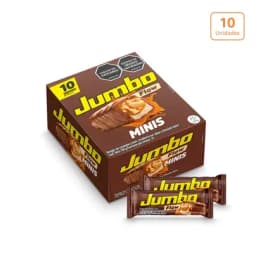 Chocolatina Jumbo Flow Leche Mini x 10 unds x 18g c/u-0