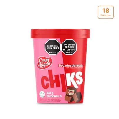 Vaso Chiks Vainilla x 324g