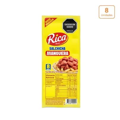 Salchicha Manguera Rica x 360g