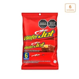 Chocolatina Jet Wafer Vainilla x 6 unds x 22g c/u-0