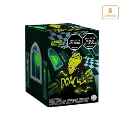Pack Paleta Drácula x 6 unds 2026