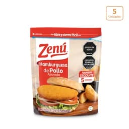 Hamburguesa de pollo apanada Zenú x 425g-0