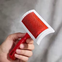 Cepillo para mascotas bicolor removedor de pelos-0
