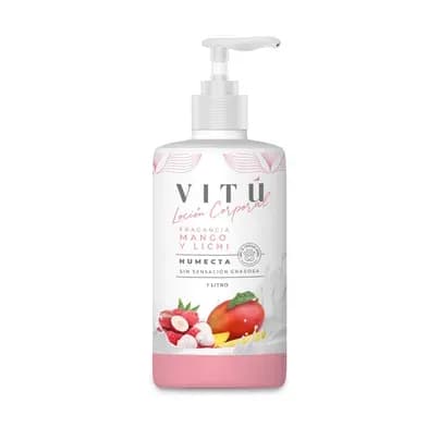 Loción Corporal Vitú Mango y Lichi x 1L