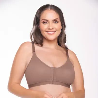 Brasier con copas prehormadas beige sin varillas Fájate 38