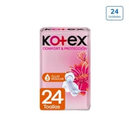 Toallas Higiénicas Kotex Ultradelgada x 24 unds-0