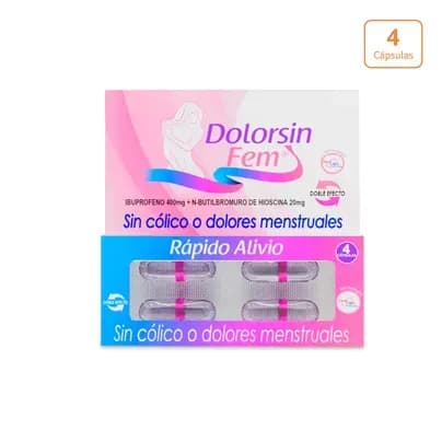 Dolorsin Fem x 4 cápsulas