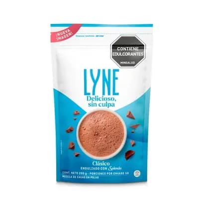 Chocolate en polvo Lyne con Splenda x 200g