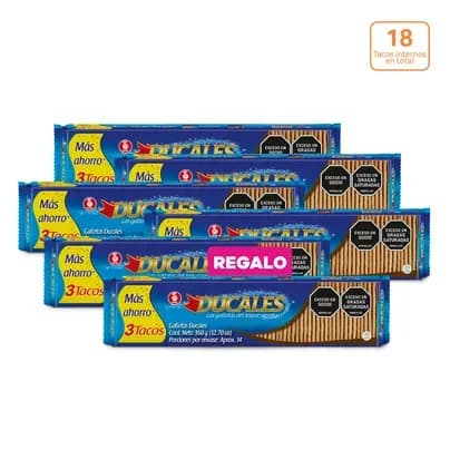Galletas Ducales x 360g x 3 Tacos internos c/u