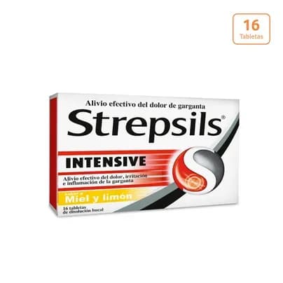 Strepsils® Intensive sabor a miel y limón x 16 Tabletas