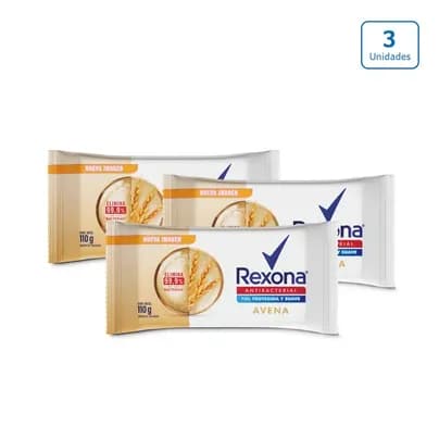 Jabón Rexona Avena x 3unds x 110g c/u