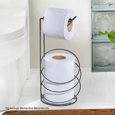 Portarrollo Con Almacenador de Papel 