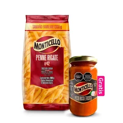 Penne Rigate + Pesto Rosso Monticello