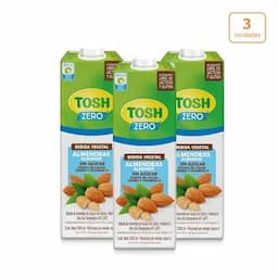 Bebida Tosh almendra sin azúcar x 1L c/u-0