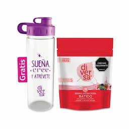 Batido Diversa Colágeno y Biotina x 100g + Gratis: Nova Obs Botella Diversa-0