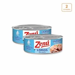 Lomo de atún Zenú en agua x 160g c/u-0