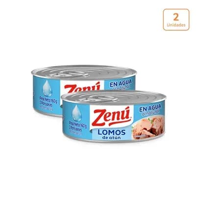 Lomo de atún Zenú en agua x 160g c/u