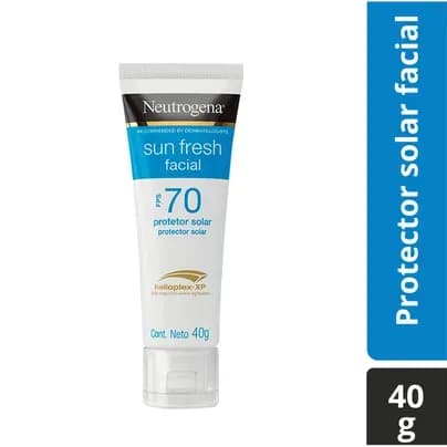 Protector Facial Neutrogena Sunfresh FPS70 x 40g