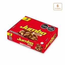 Chocolatina Jumbo Maní x 6 unds x 90gr c/u-0