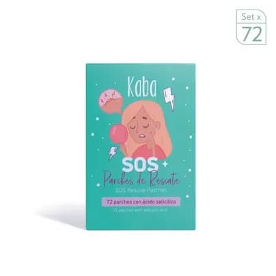 Parches Faciales Kaba Rescate x 72 und