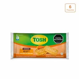 Galletas Tosh Mousse de naranja x 148.8g x 6 paquetes-0