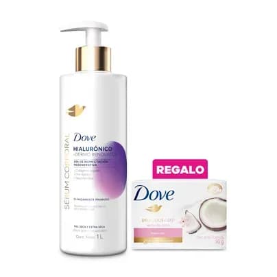 Crema corporal Dove Hialurónico Dermo Renovador x 1L