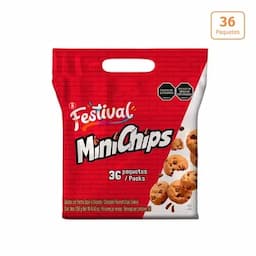 Galleta Festival bolsa Minichips x 36 paquetes-0