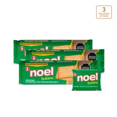Galletas Noel Sultana Taco x 220g c/u