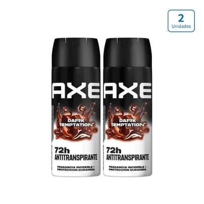 Desodorante Axe Dark Temptation x2 x150ml