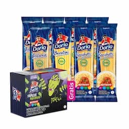 Combo Bucattini + Spaghetti Doria + Tallarin + Gratis: Doria Tornillos Drácula x 500g
-0