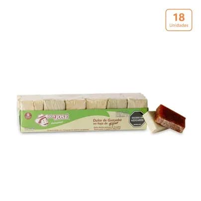 Dulce guayaba Don Jose hoja 18 und