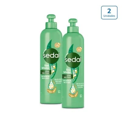 Crema para peinar Sedal Rizos Obedientes x 2 unds x 300ml c/u